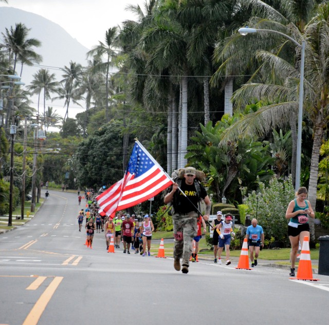 715th MI Soldiers Honor Fallen in Half Marathon