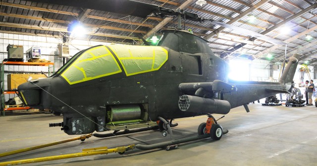 AH-1 Cobra: Museum greeter undergoes restoration