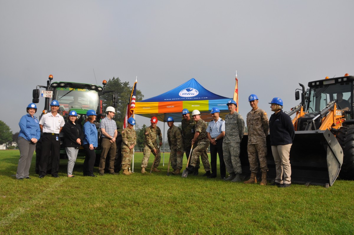 USAG Benelux MWR, MWB Leaders Break Ground On New Track | Article | The ...