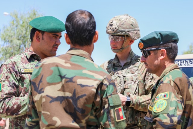 Backbone of the Army: Cal. National Guard NCOs share experiences, knowledge with Afghan enlisted leaders