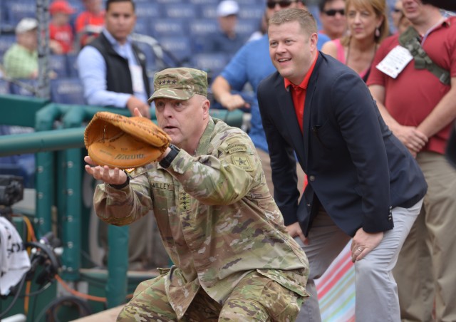 Catcher Milley and Umpire McCarthy