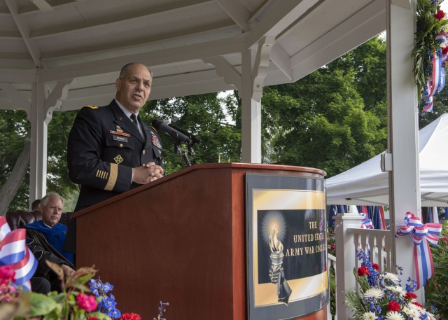 Gen. Gus Perna challenges AWC graduates to make a difference