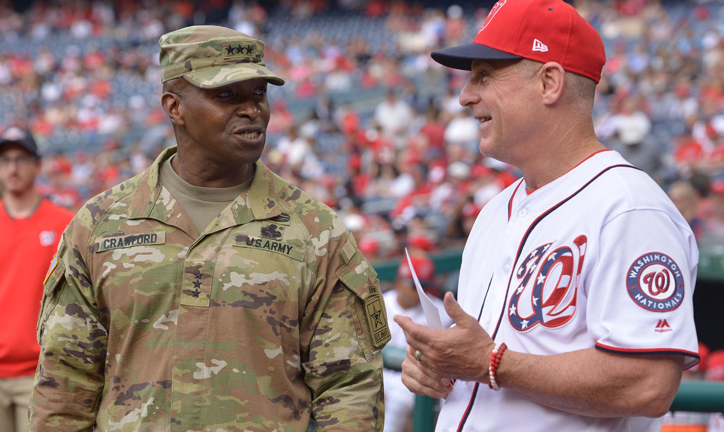 Washington Nationals pay tribute to soldiers with US Army Day