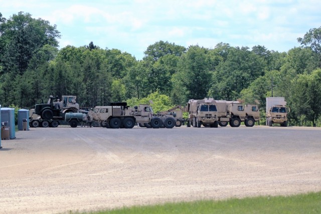 Operations for Combat Support Training Exercise 86-18-04 at Fort McCoy