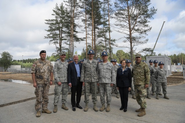 Michigan Governor attends street naming in Latvia, celebrates state partnership