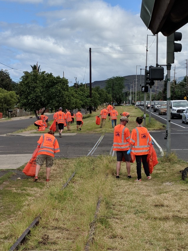 715th MI Serves Community Through Adopt-A-Highway Project
