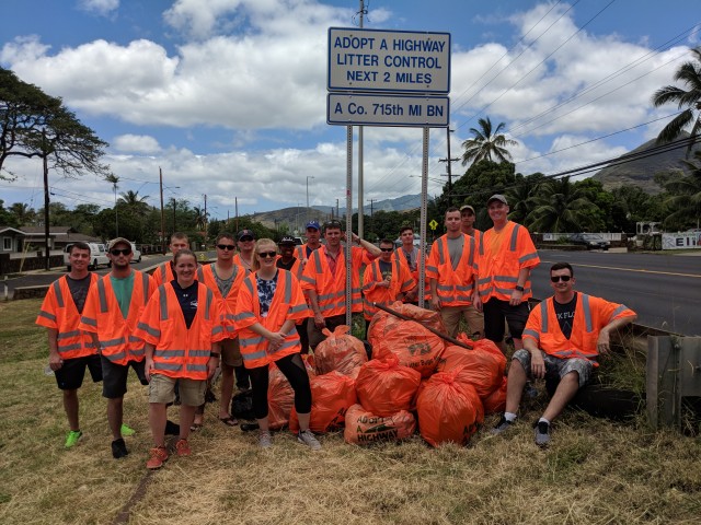 715th MI Serves Community Through Adopt-A-Highway Project