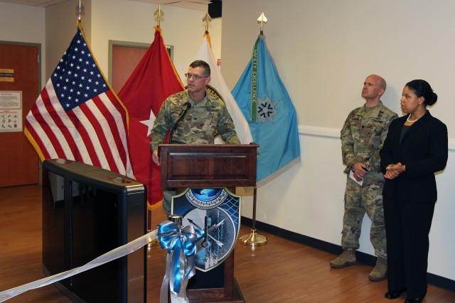 Col. Branch remarks at 781st MI BN HQs Ribbon Cutting