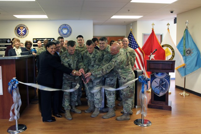 781st MI BN HQs Ribbon Cutting