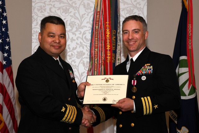 SDDC Sailor "piped ashore" after 21 year career