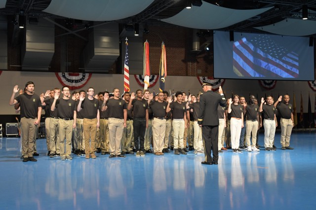 TRADOC recognizes, past and future at Twilight Tattoo