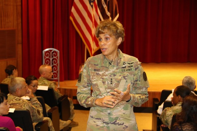 Army Surgeon General holds town hall for beneficiaries and staff