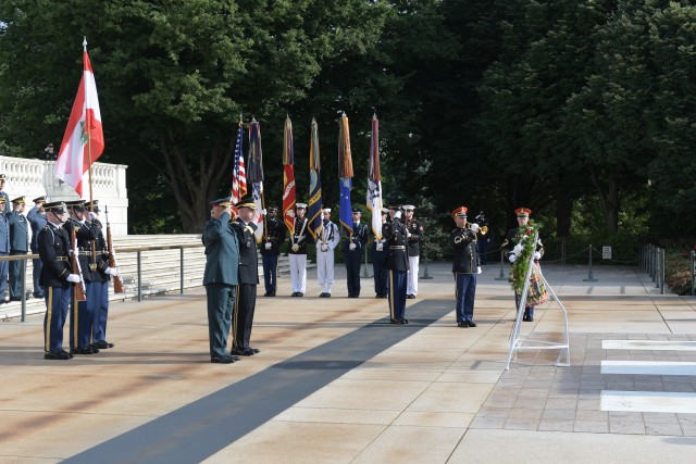 Lebanon honor the Fallen at Arlington National Cemetery