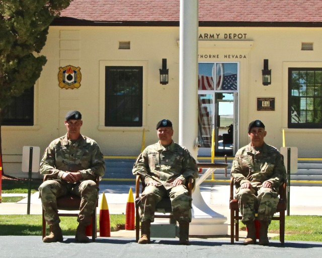 Hawthorne Army Depot trades one Bishop for another