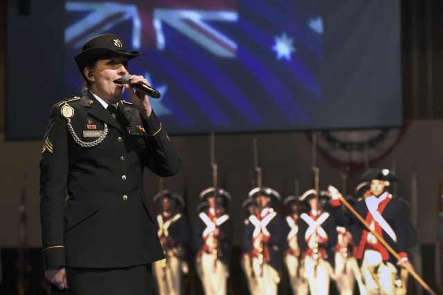 Australian native comes 'full circle' as D.C. Army Guard vocalist