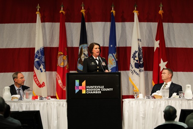 National Guard Leader Speaks at Luncheon