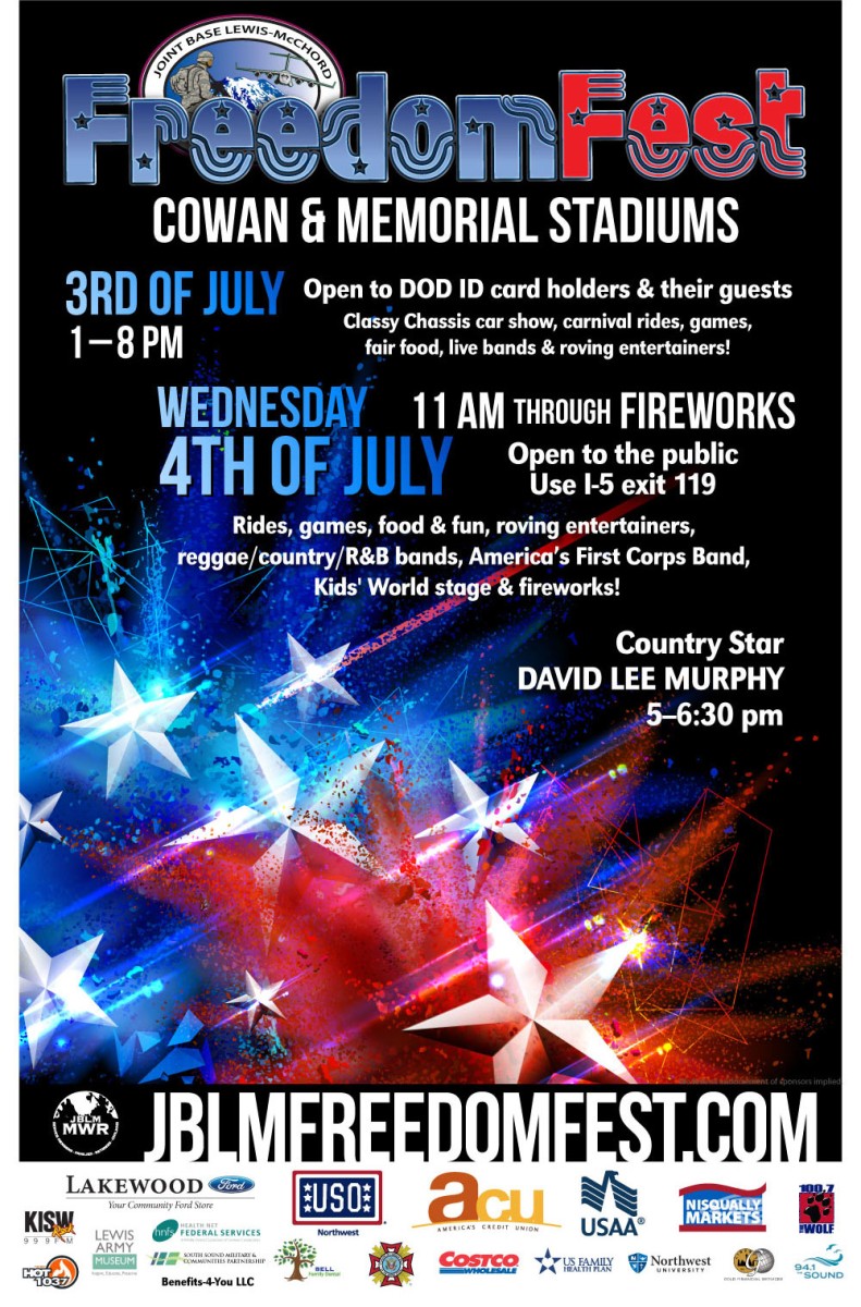 JBLM to host two day July 4th Freedom Fest Celebration Article The