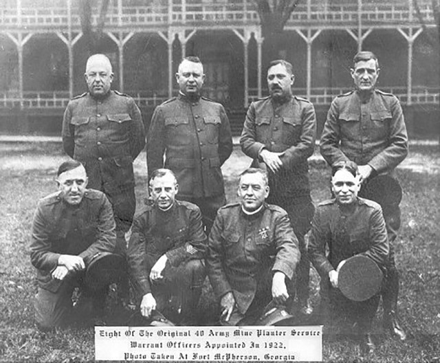 Army Mine Planter Service Warrant Officers