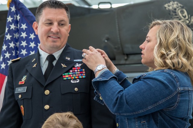 Boley promotion ceremony to Chief Warrant Officer 5