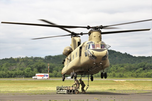 Sling load training sequence at Fort McCoy