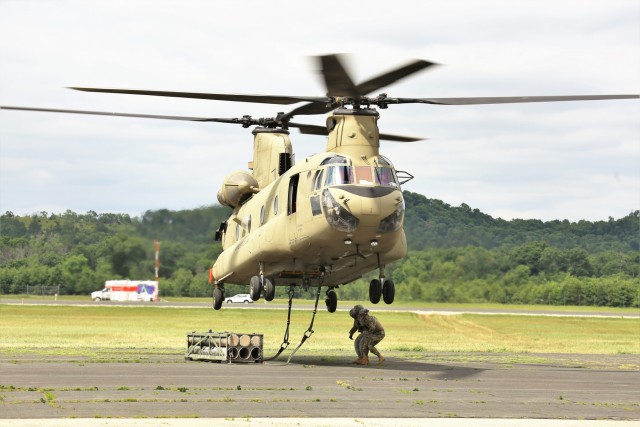 Sling load training sequence at Fort McCoy