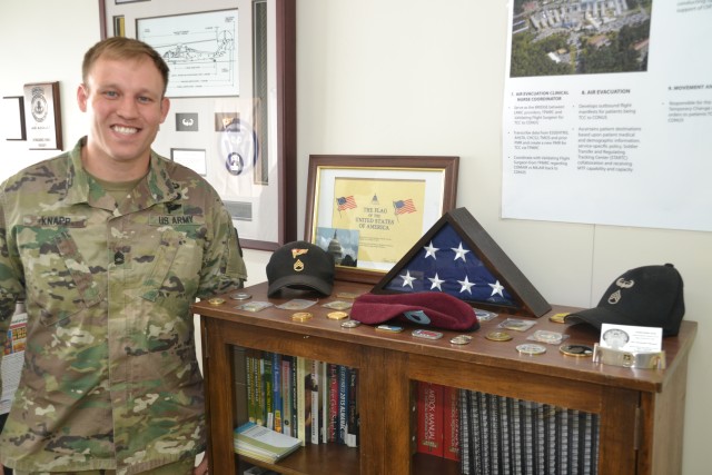 LRMC Sgt. 1st Class Dustin Knapp trains other medics for air assault school