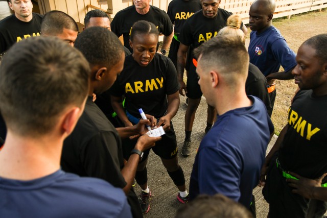 8th TSC Equal Opportunity Advisors divserify training with physical fitness and teamwork