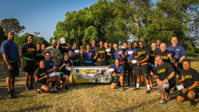 8th TSC Equal Opportunity Advisors diversify training with physical fitness and teamwork