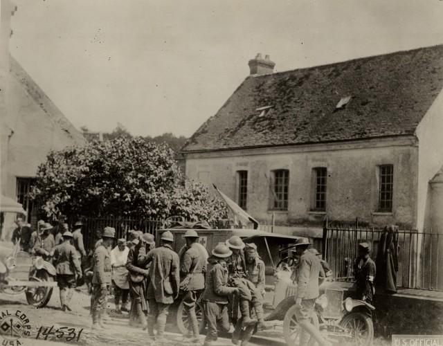 National Guardsmen of the Rainbow Division stopped Germans cold in 1918 battle