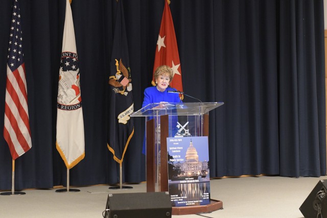 Senator Dole discusses faith and public service at MDW