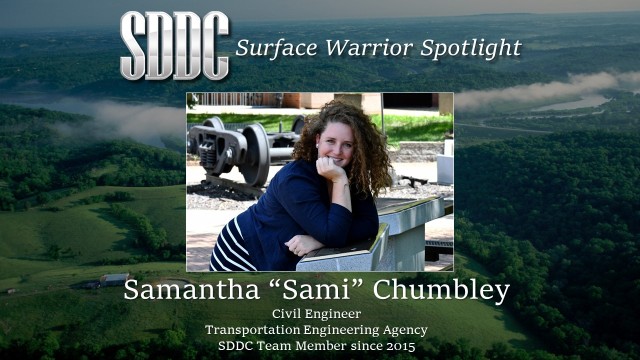 Civil engineer highlighted in SDDC's Surface Warrior Spotlight