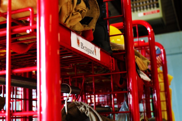 SFC Bernquist firefighting equipment