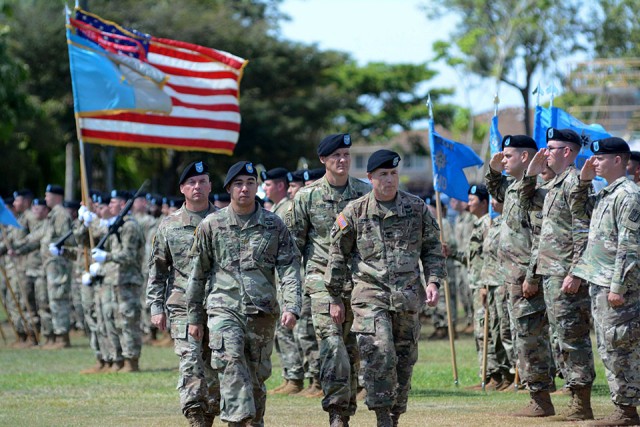 Elsen Assumes Command of 500th MI Brigade-Theater