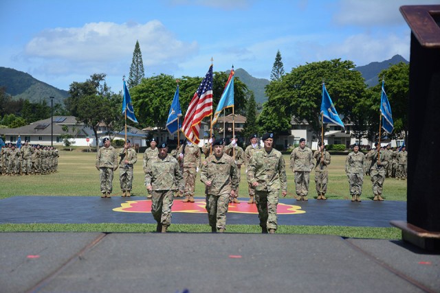 Elsen Assumes Command of 500th MI Brigade-Theater