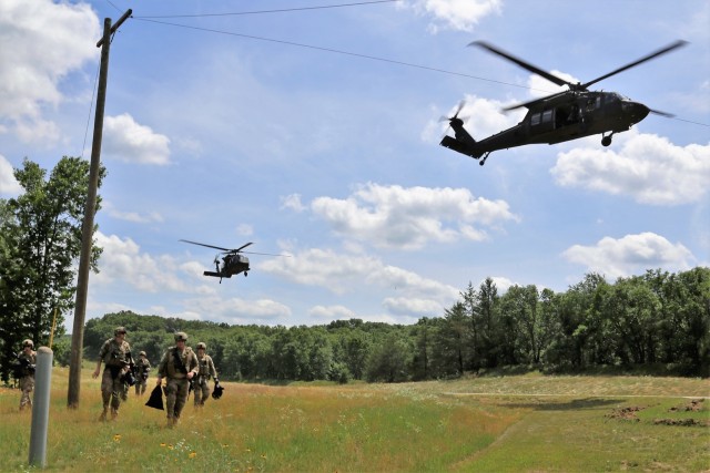 EOD personnel train at Fort McCoy with Exercise Audacious Warrior 2018