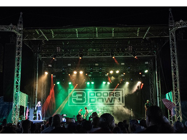 Concert, fireworks light up Stewart