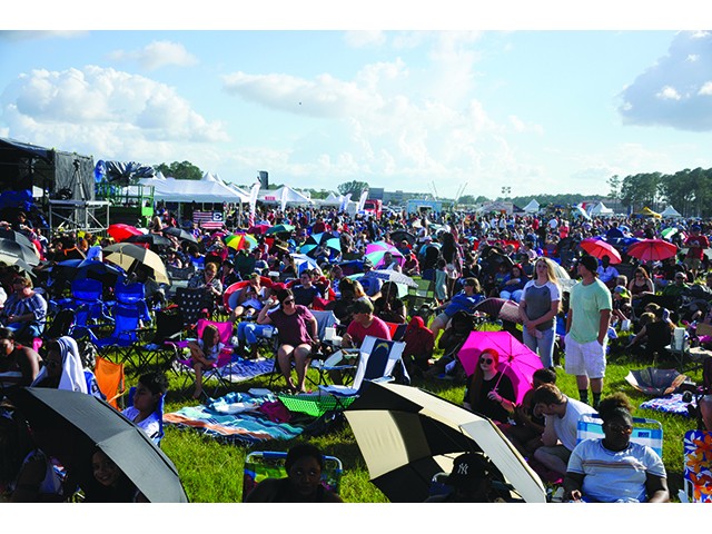 Concert, fireworks light up Stewart