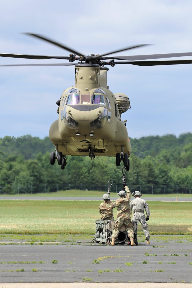 89B students build sling-loading skills for ammo at Fort McCoy