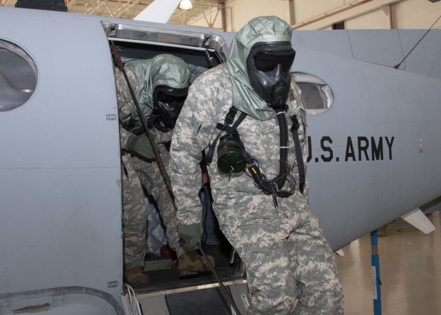 New joint service chemical mask tested for fixed wing crews