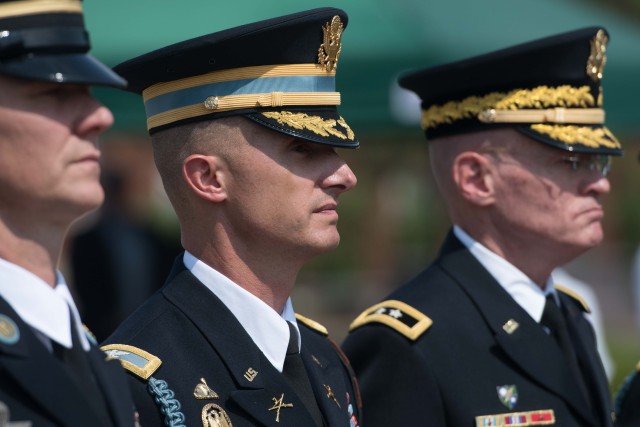 The Old Guard bid farewell during change command, responsibility 