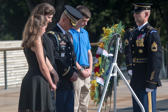 The Old Guard bid farewell during change command, responsibility