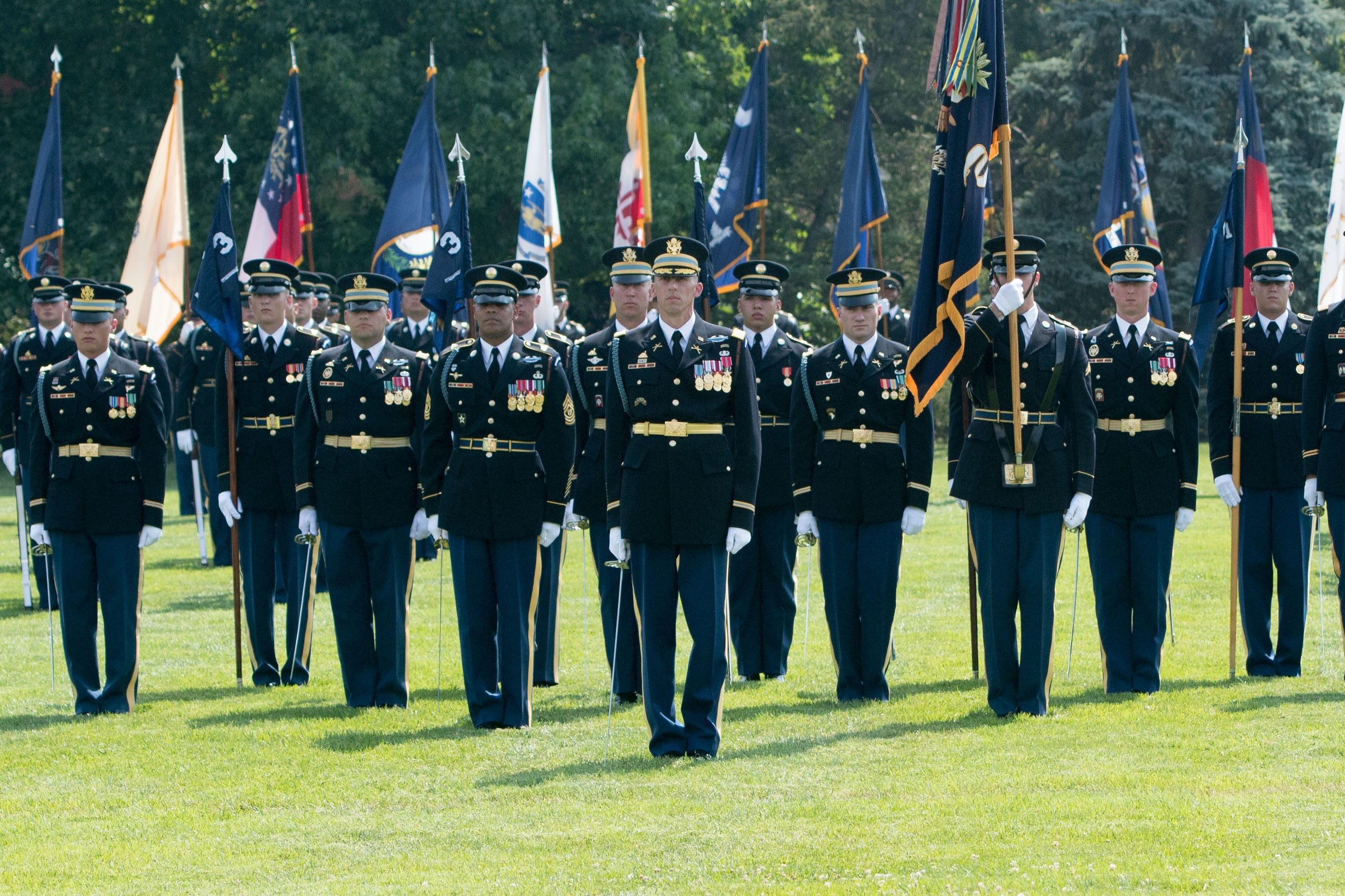 The Old Guard Bid Farewell During Change Command Responsibility