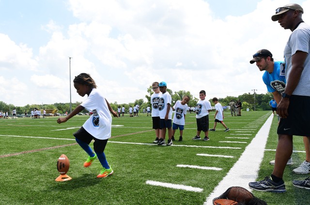 Graham Gano visits Fort Knox