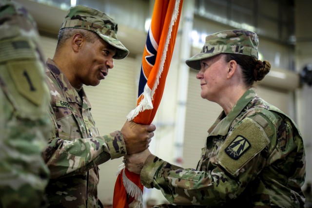 335th Signal Command (Theater) (Provisional) welcomes new commander - Bg. Gen. Nikki L. Griffin Olive
