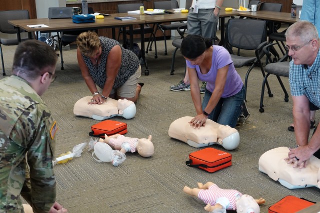 Munson Medic teaches BLS to Special Education Teachers