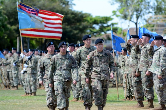 Elsen Assumes Command of 500th MI Brigade-Theater