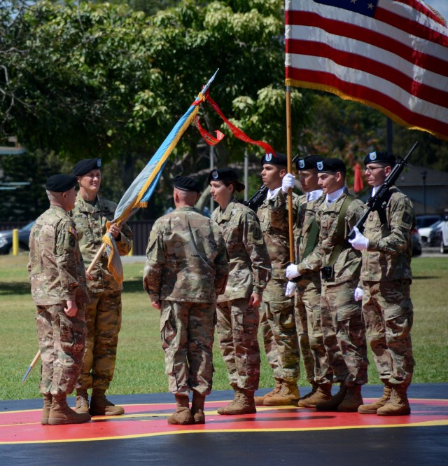 Elsen Assumes Command of 500th MI Brigade-Theater