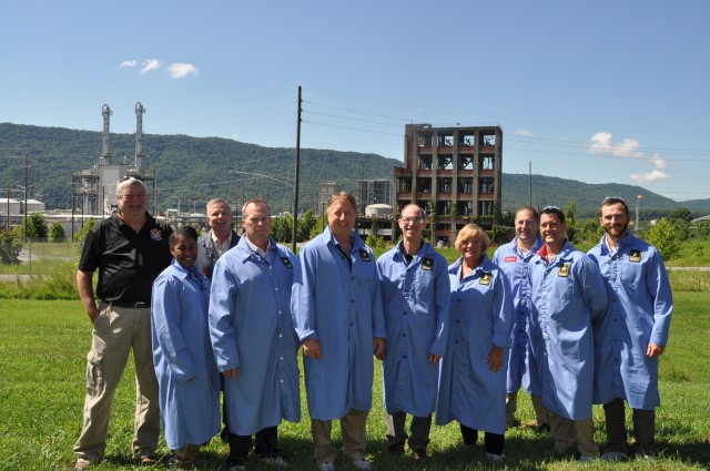 Army G4 leadership visit Holston Army Ammunition Plant