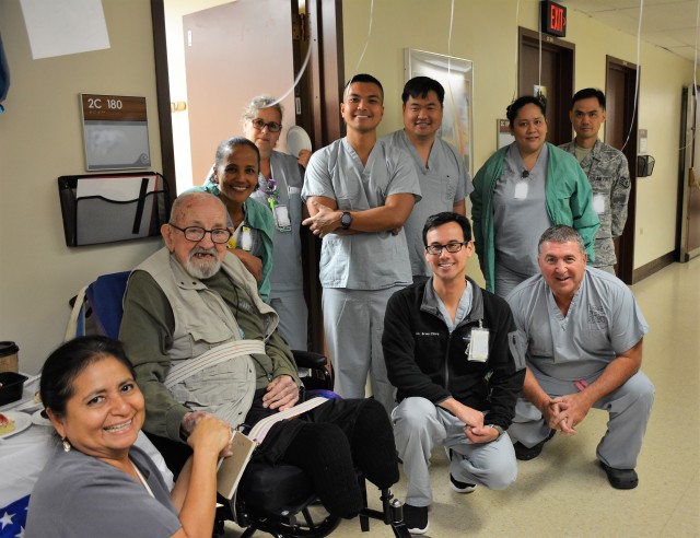Patient celebrates his 101st birthday with Tripler Army Medical Center