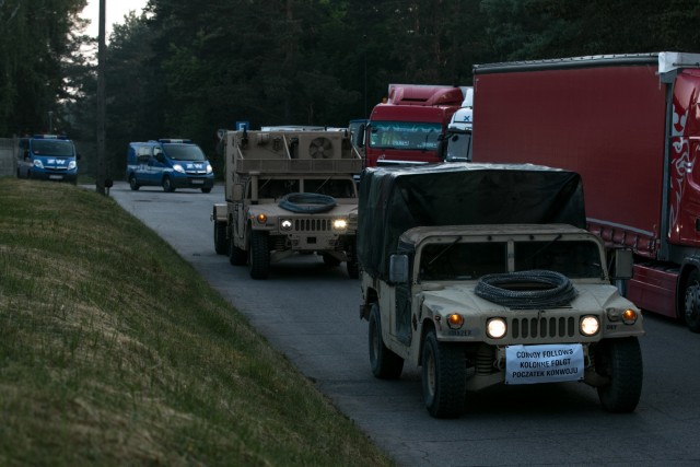 1st ID Conducts Convoy, Establishes TAC at BPTA